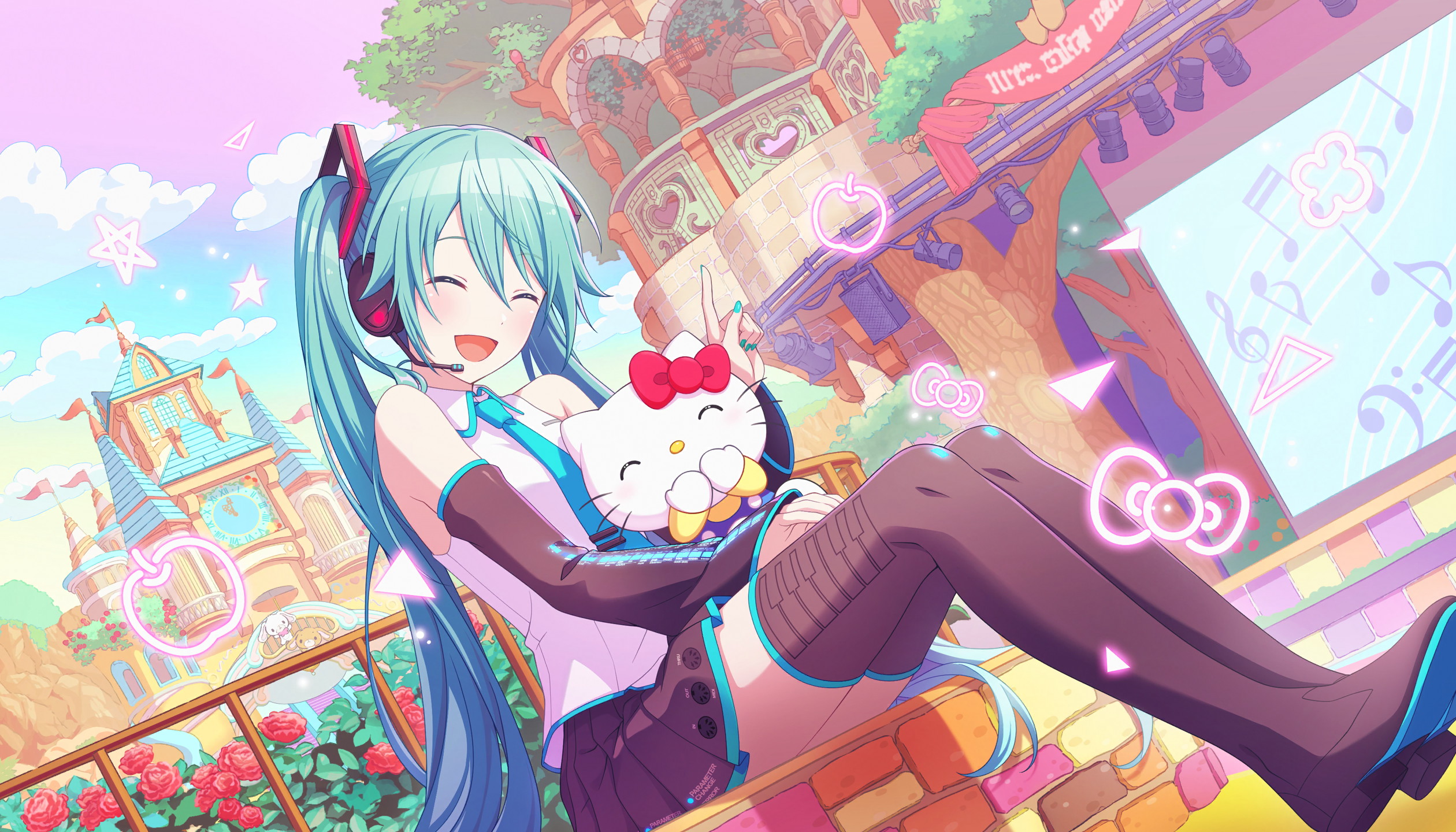 【プロセカ】★4[feat.ハローキティ]初音ミクの基本情報、ステータス、スキル、イラストまとめ | プロセカ攻略まとめ